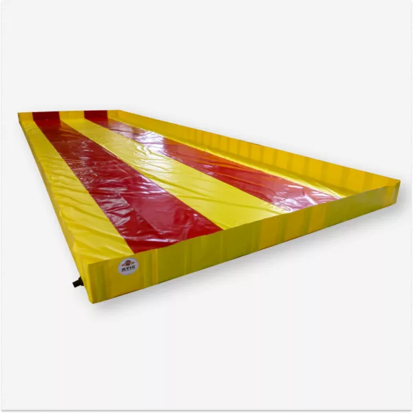 Bacs de rétention souple à équerres avec bande de roulement 0,9m x 1m x 0,3m